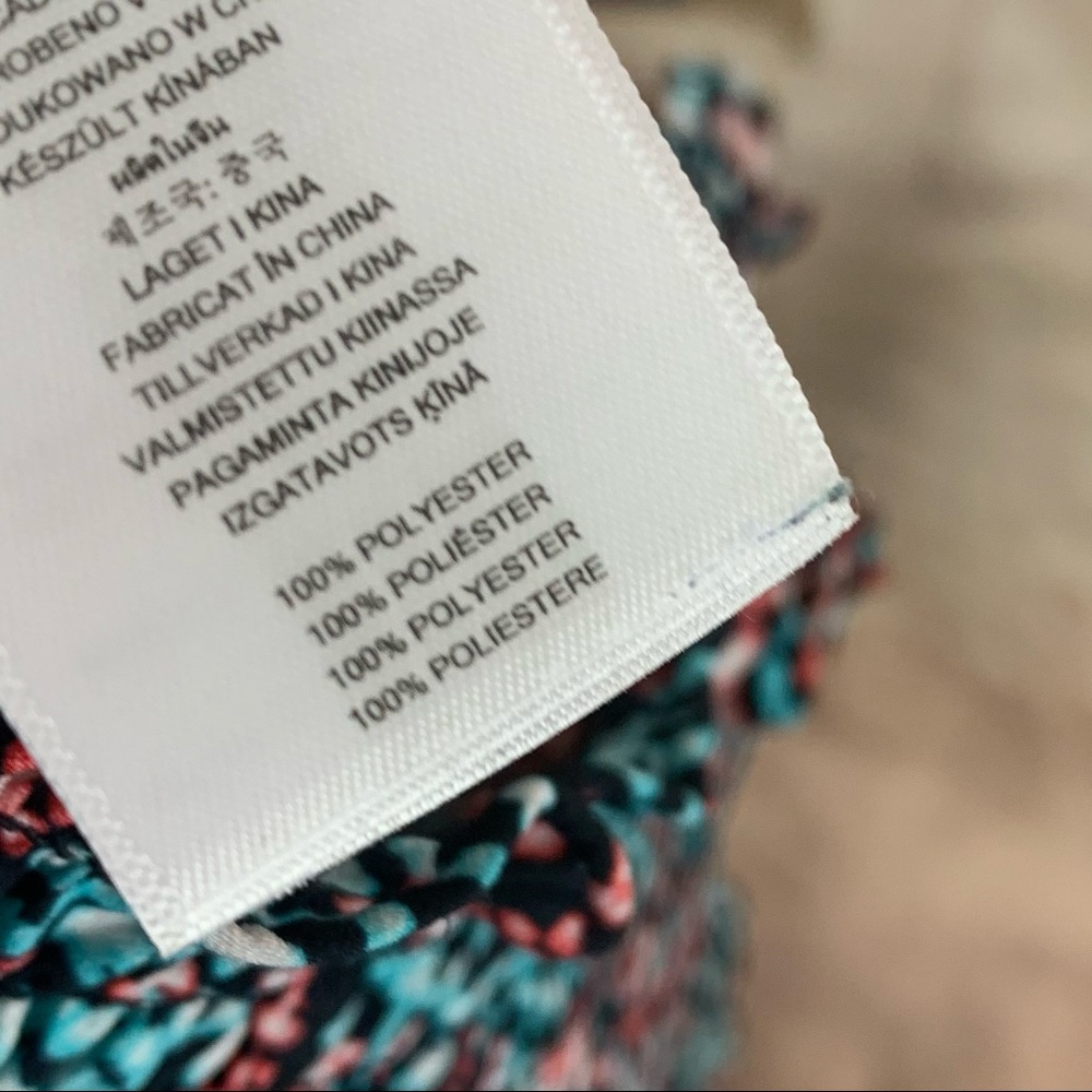 SOLD Michael Kors Graphic Print Elastic Waist Blouse - Picture 8 of 10